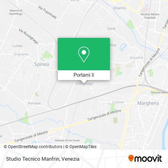 Mappa Studio Tecnico Manfrin