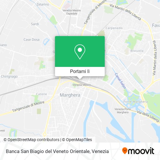 Mappa Banca San Biagio del Veneto Orientale