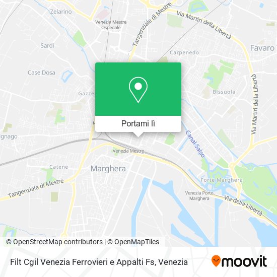 Mappa Filt Cgil Venezia Ferrovieri e Appalti Fs