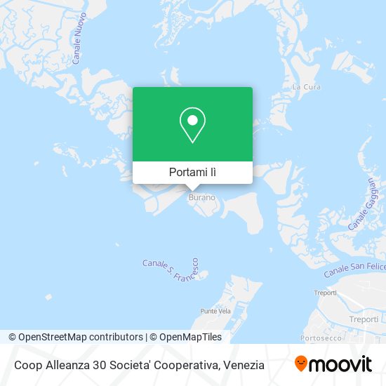 Mappa Coop Alleanza 30 Societa' Cooperativa