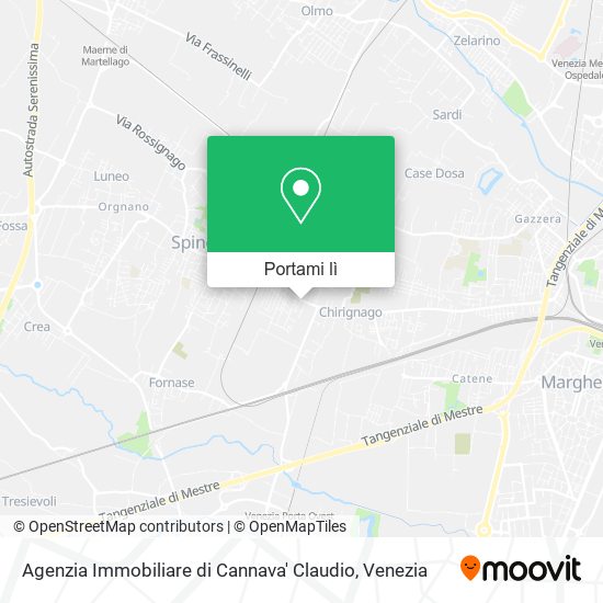 Mappa Agenzia Immobiliare di Cannava' Claudio