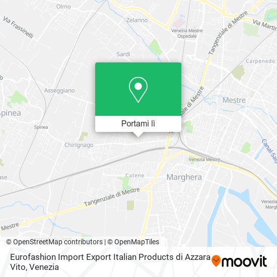Mappa Eurofashion Import Export Italian Products di Azzara Vito