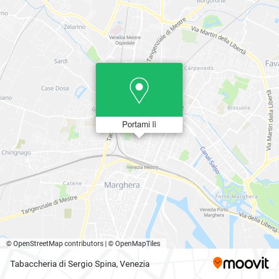 Mappa Tabaccheria di Sergio Spina