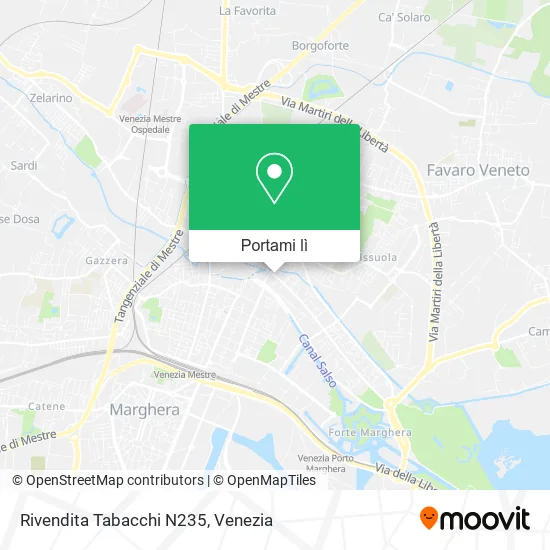 Mappa Rivendita Tabacchi N235