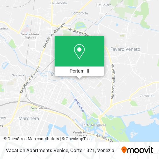 Mappa Vacation Apartments Venice, Corte 1321