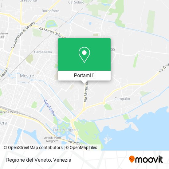 Mappa Regione del Veneto