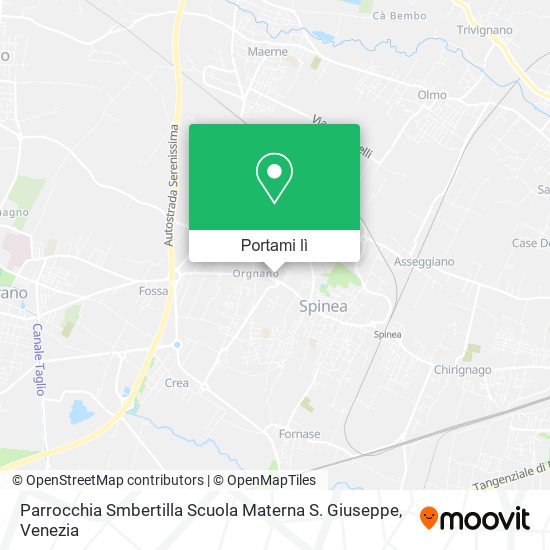 Mappa Parrocchia Smbertilla Scuola Materna S. Giuseppe