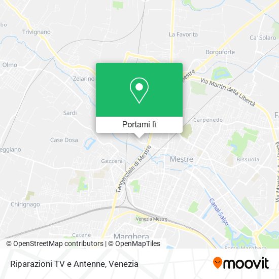 Mappa Riparazioni TV e Antenne