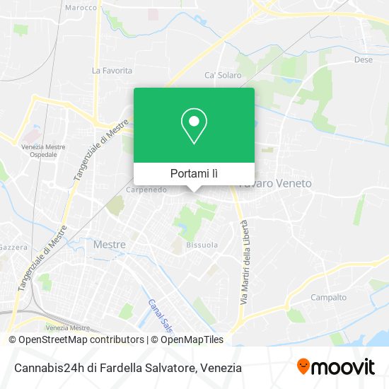 Mappa Cannabis24h di Fardella Salvatore