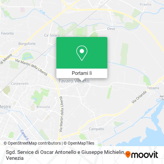 Mappa Sgd. Service di Oscar Antonello e Giuseppe Michielin