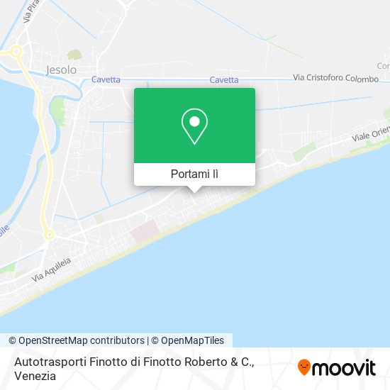 Mappa Autotrasporti Finotto di Finotto Roberto & C.