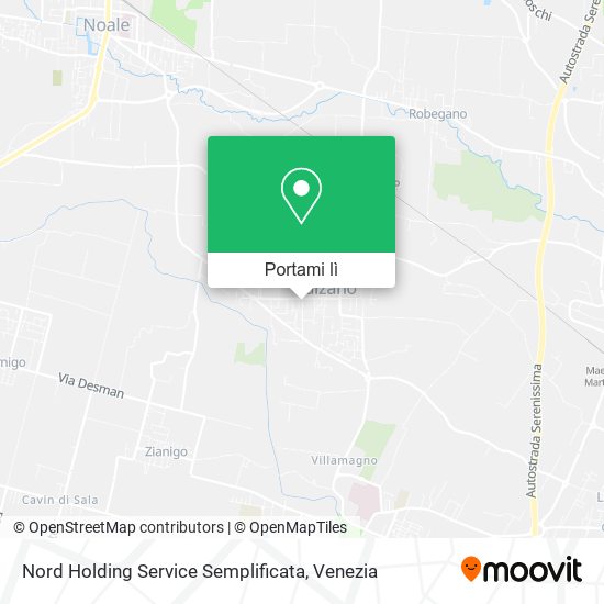 Mappa Nord Holding Service Semplificata