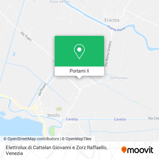 Mappa Elettrolux di Cattelan Giovanni e Zorz Raffaello