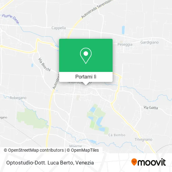 Mappa Optostudio-Dott. Luca Berto