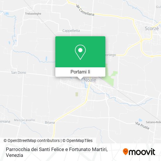 Mappa Parrocchia dei Santi Felice e Fortunato Martiri