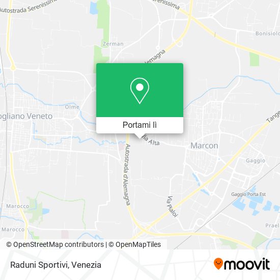 Mappa Raduni Sportivi