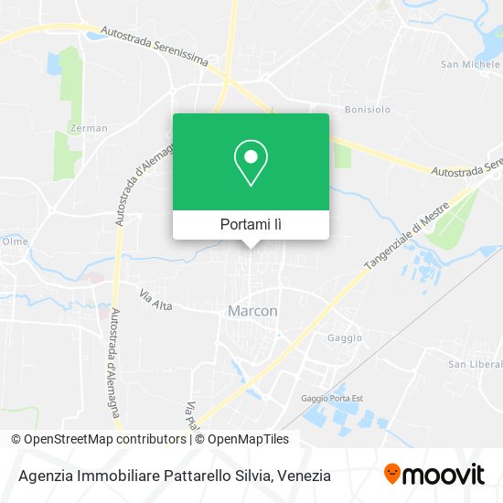Mappa Agenzia Immobiliare Pattarello Silvia