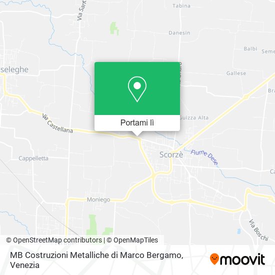 Mappa MB Costruzioni Metalliche di Marco Bergamo