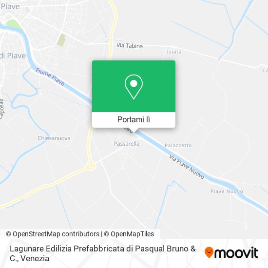 Mappa Lagunare Edilizia Prefabbricata di Pasqual Bruno & C.