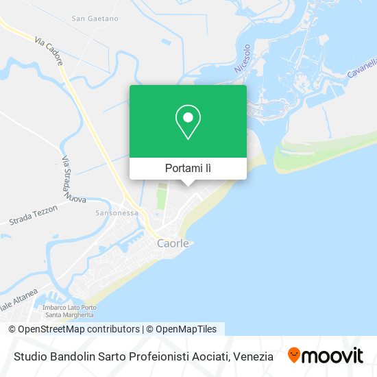 Mappa Studio Bandolin Sarto Profeionisti Aociati