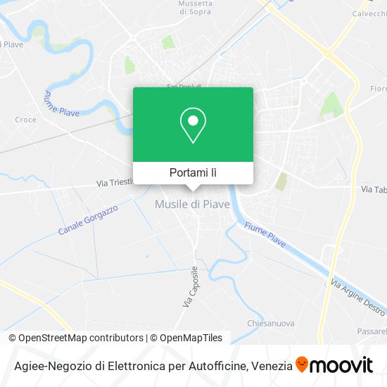 Mappa Agiee-Negozio di Elettronica per Autofficine