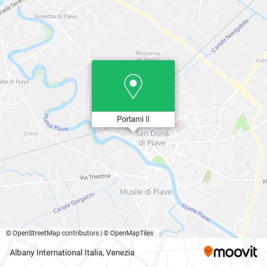 Mappa Albany International Italia