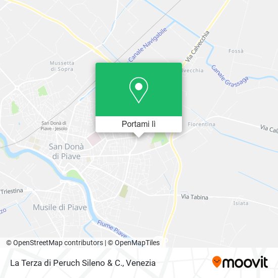 Mappa La Terza di Peruch Sileno & C.