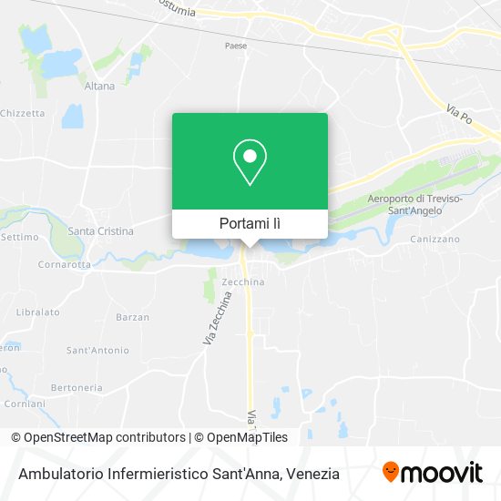 Mappa Ambulatorio Infermieristico Sant'Anna