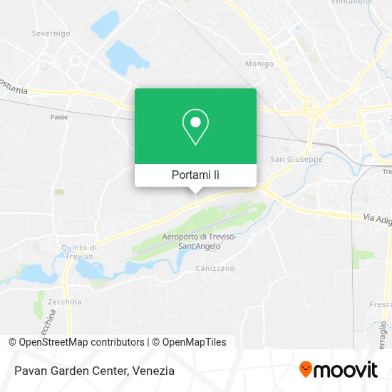 Mappa Pavan Garden Center