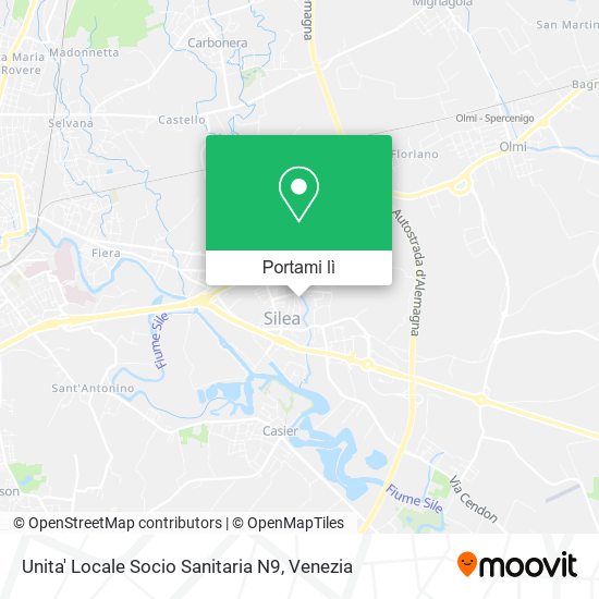 Mappa Unita' Locale Socio Sanitaria N9