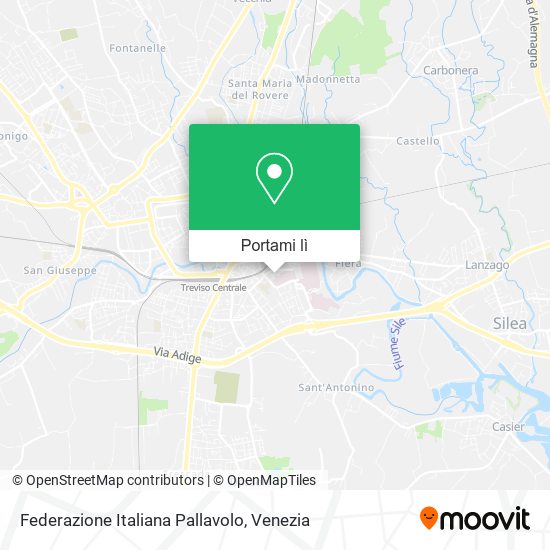 Mappa Federazione Italiana Pallavolo