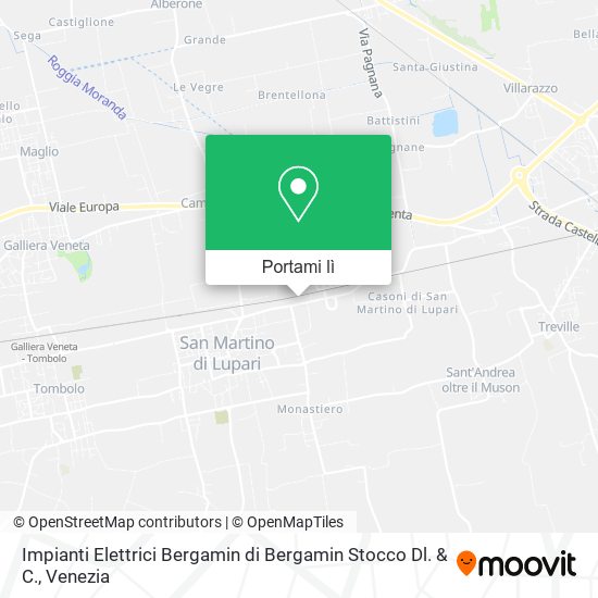 Mappa Impianti Elettrici Bergamin di Bergamin Stocco Dl. & C.