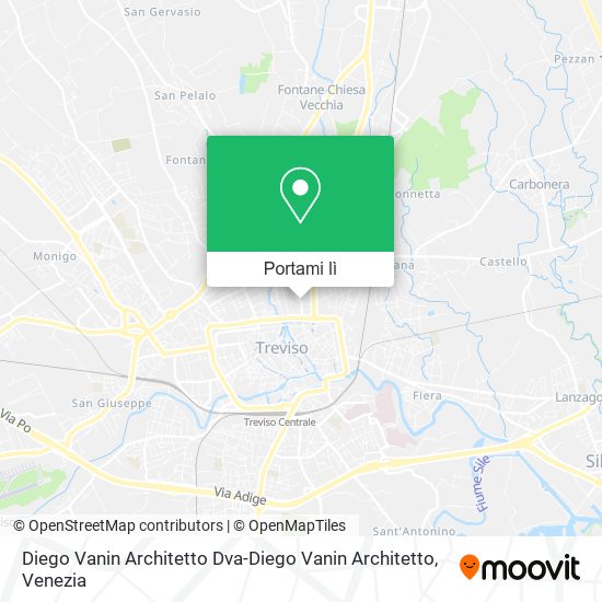 Mappa Diego Vanin Architetto Dva-Diego Vanin Architetto