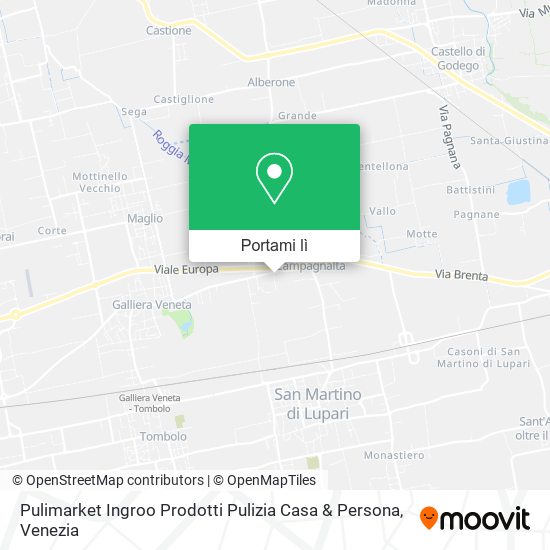 Mappa Pulimarket Ingroo Prodotti Pulizia Casa & Persona
