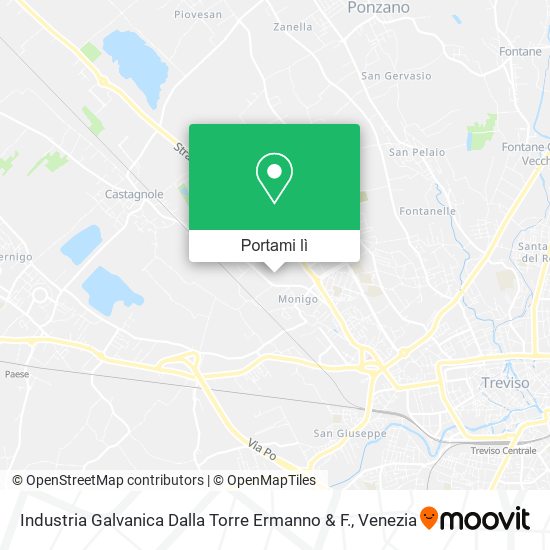 Mappa Industria Galvanica Dalla Torre Ermanno & F.