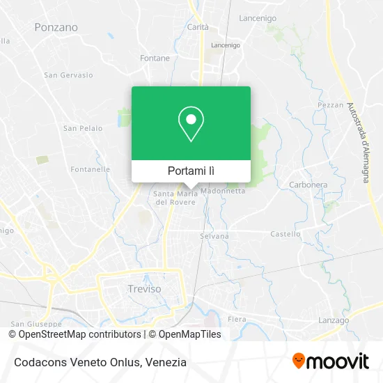 Mappa Codacons Veneto Onlus