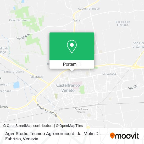 Mappa Ager Studio Tecnico Agronomico di dal Molin Dr. Fabrizio