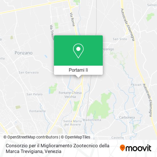 Mappa Consorzio per il Miglioramento Zootecnico della Marca Trevigiana