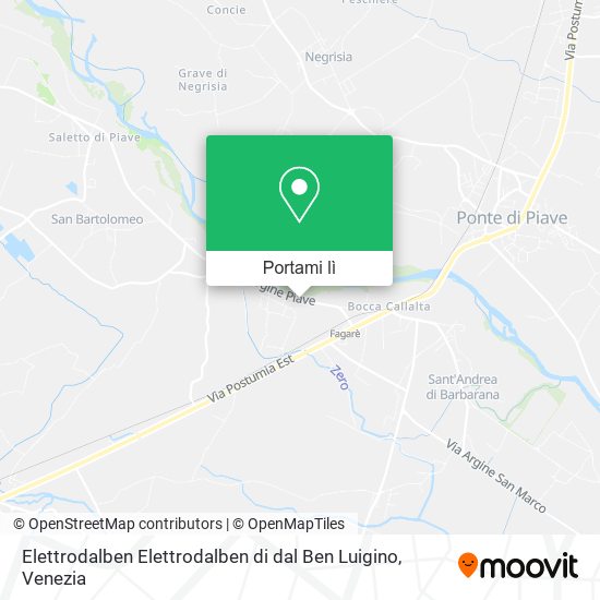 Mappa Elettrodalben Elettrodalben di dal Ben Luigino