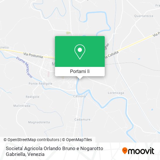 Mappa Societa' Agricola Orlando Bruno e Nogarotto Gabriella