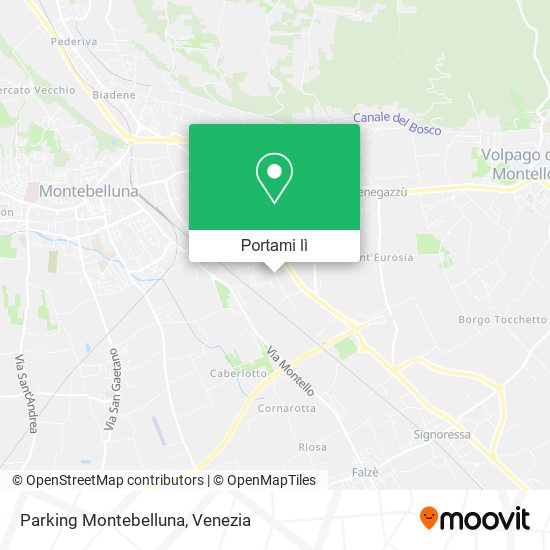 Mappa Parking Montebelluna