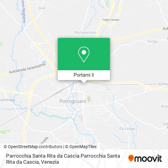 Mappa Parrocchia Santa Rita da Cascia Parrocchia Santa Rita da Cascia