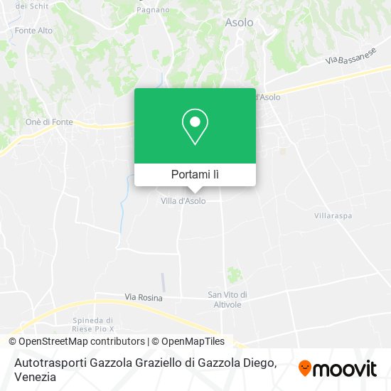 Mappa Autotrasporti Gazzola Graziello di Gazzola Diego