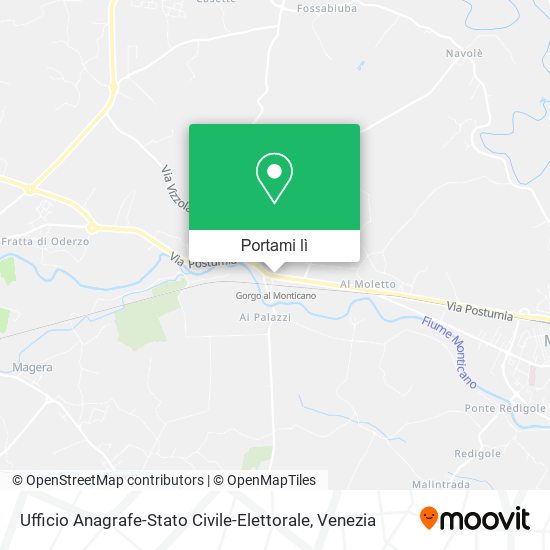 Mappa Ufficio Anagrafe-Stato Civile-Elettorale