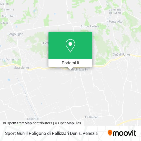 Mappa Sport Gun il Poligono di Pellizzari Denis