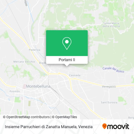 Mappa Insieme Parruchieri di Zanatta Manuela