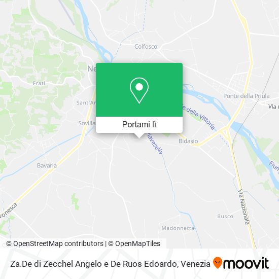 Mappa Za.De di Zecchel Angelo e De Ruos Edoardo