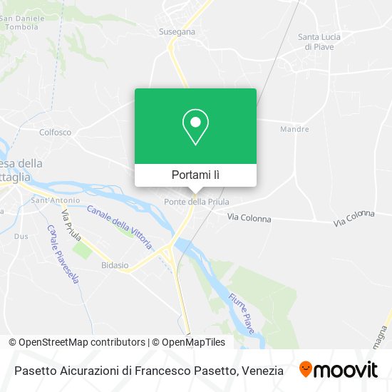 Mappa Pasetto Aicurazioni di Francesco Pasetto