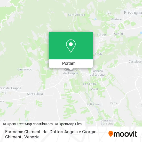 Mappa Farmacie Chimenti dei Dottori Angela e Giorgio Chimenti