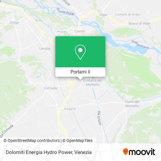 Mappa Dolomiti Energia Hydro Power